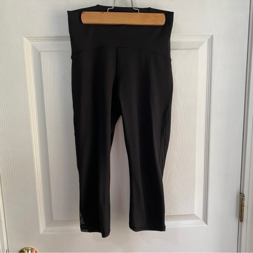 Lululemon Train Times Crop, black, size 4